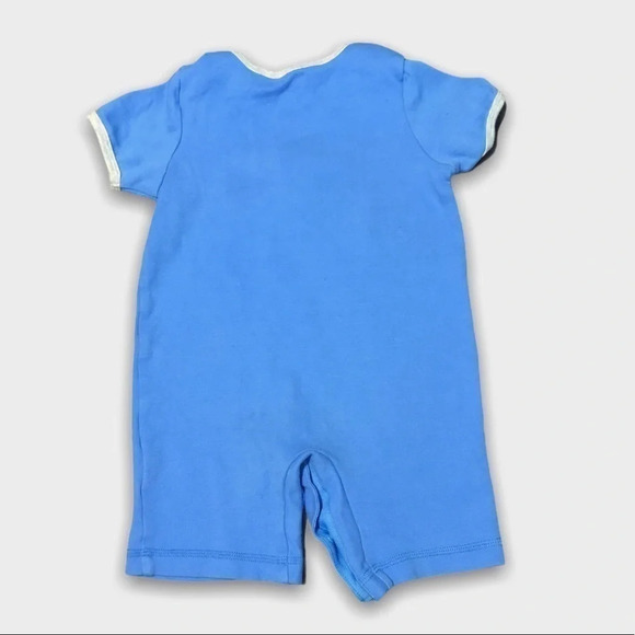 4/$20🥳 Disney Micky Mouse Blue Cotton  Romper - Picture 3 of 4